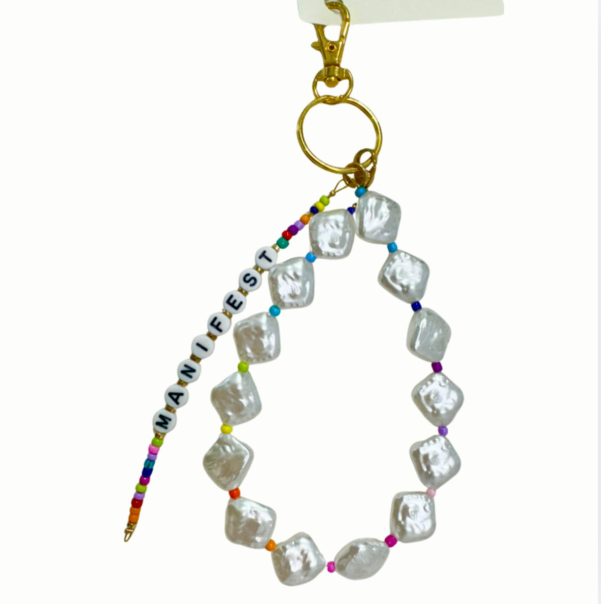 Manifest bag charm