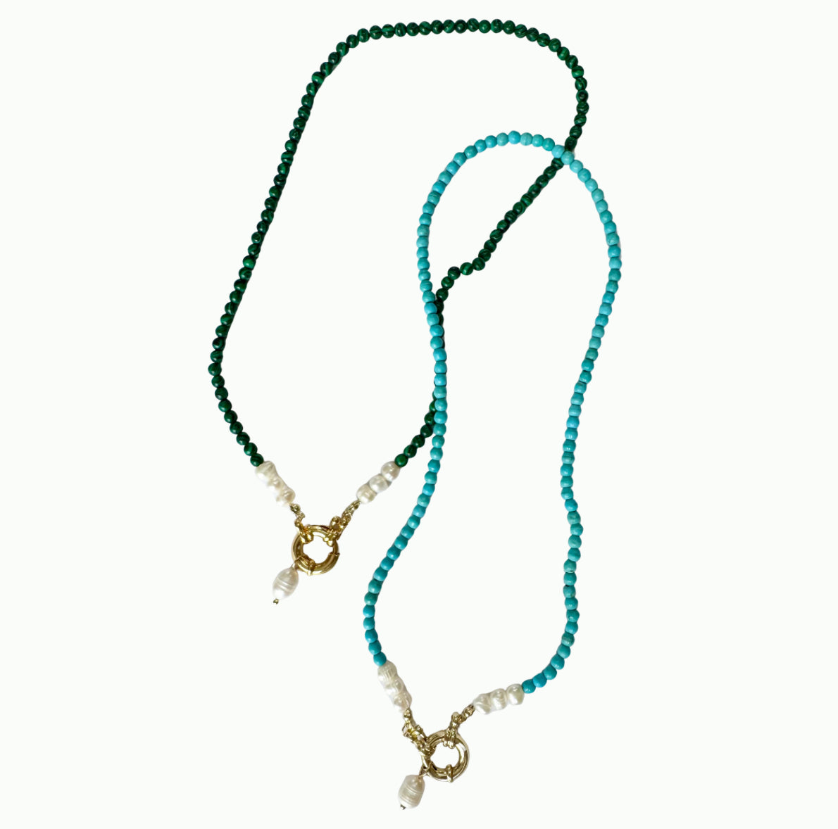 Marine brooch necklace