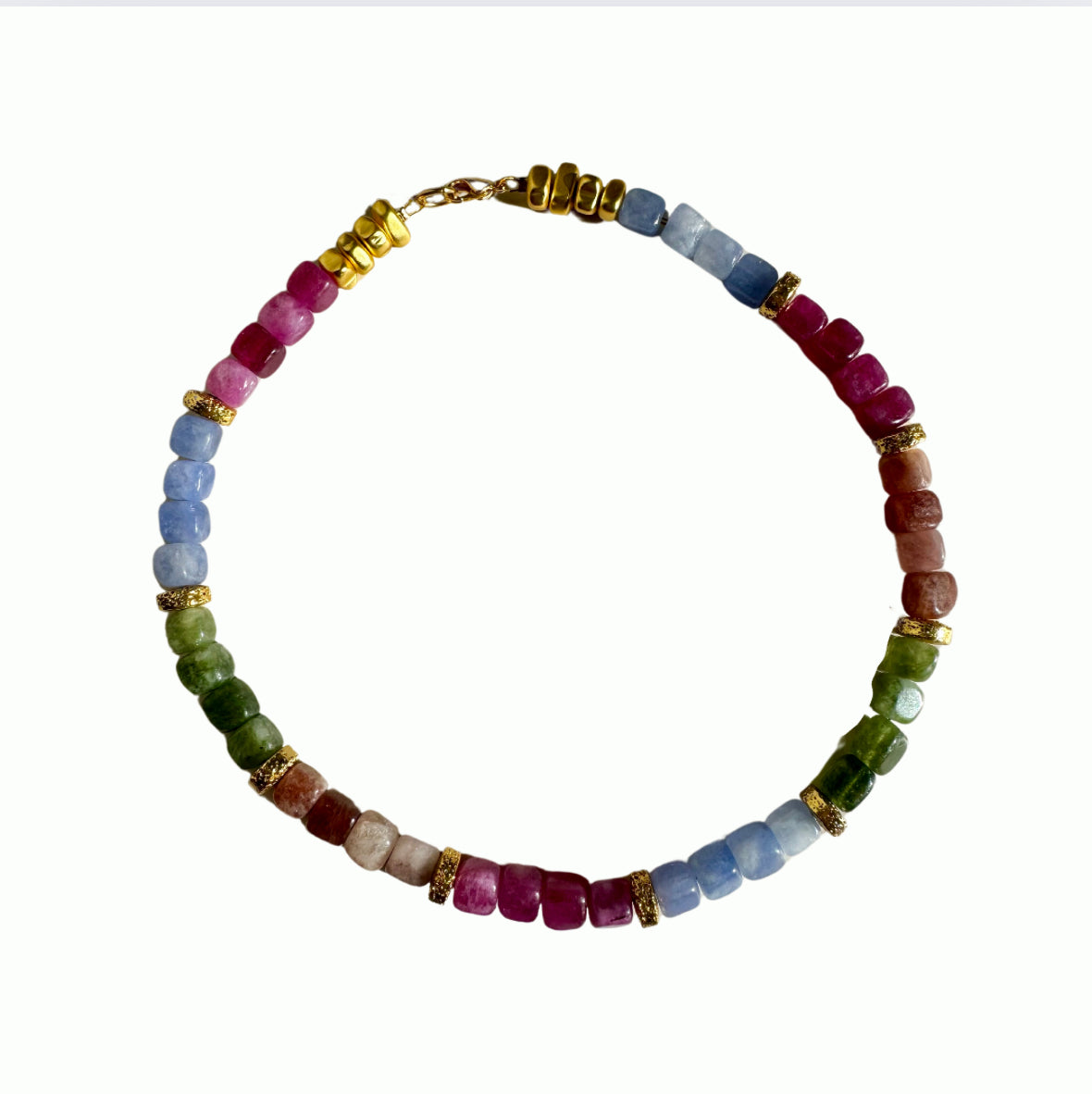 Psuche necklace / rainbow