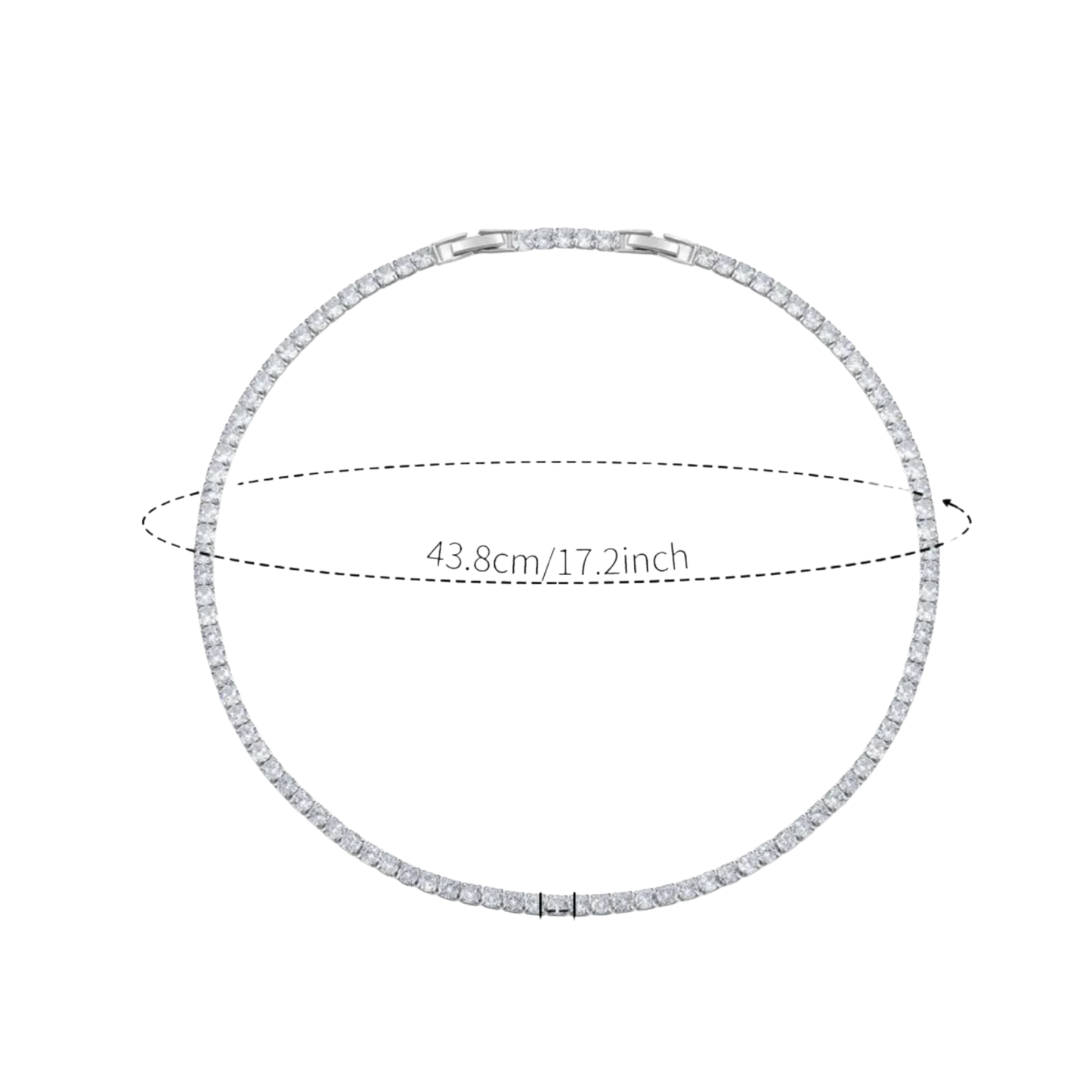 Tennis necklace