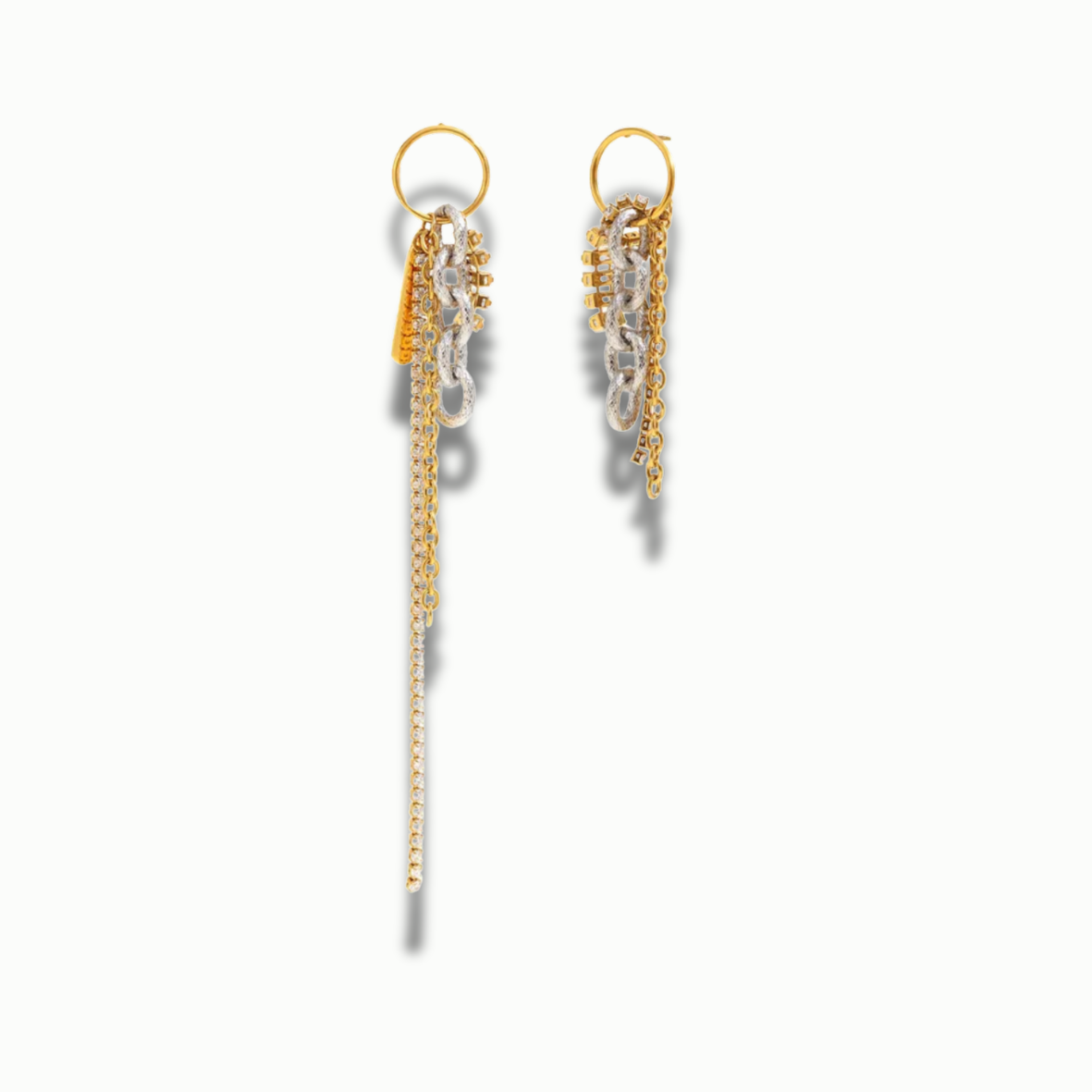 Gabrielle chained earrings