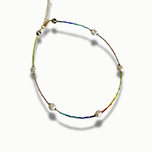 Rainbow and pearls