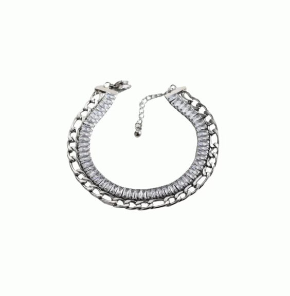 Chain & Baguette Bracelet