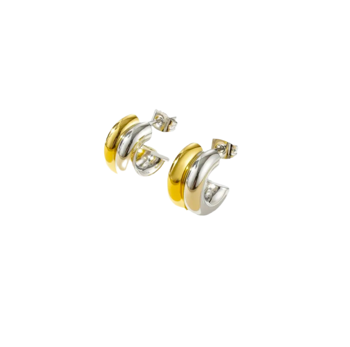 Gold & silver mini chunky