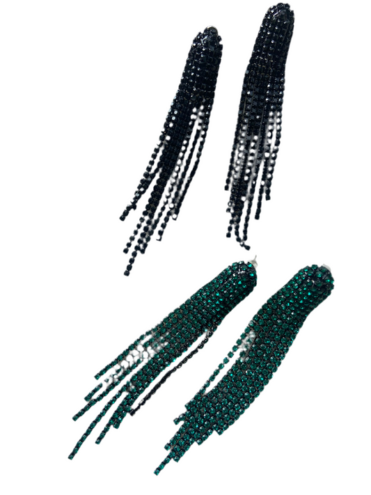 Dramatic earrings