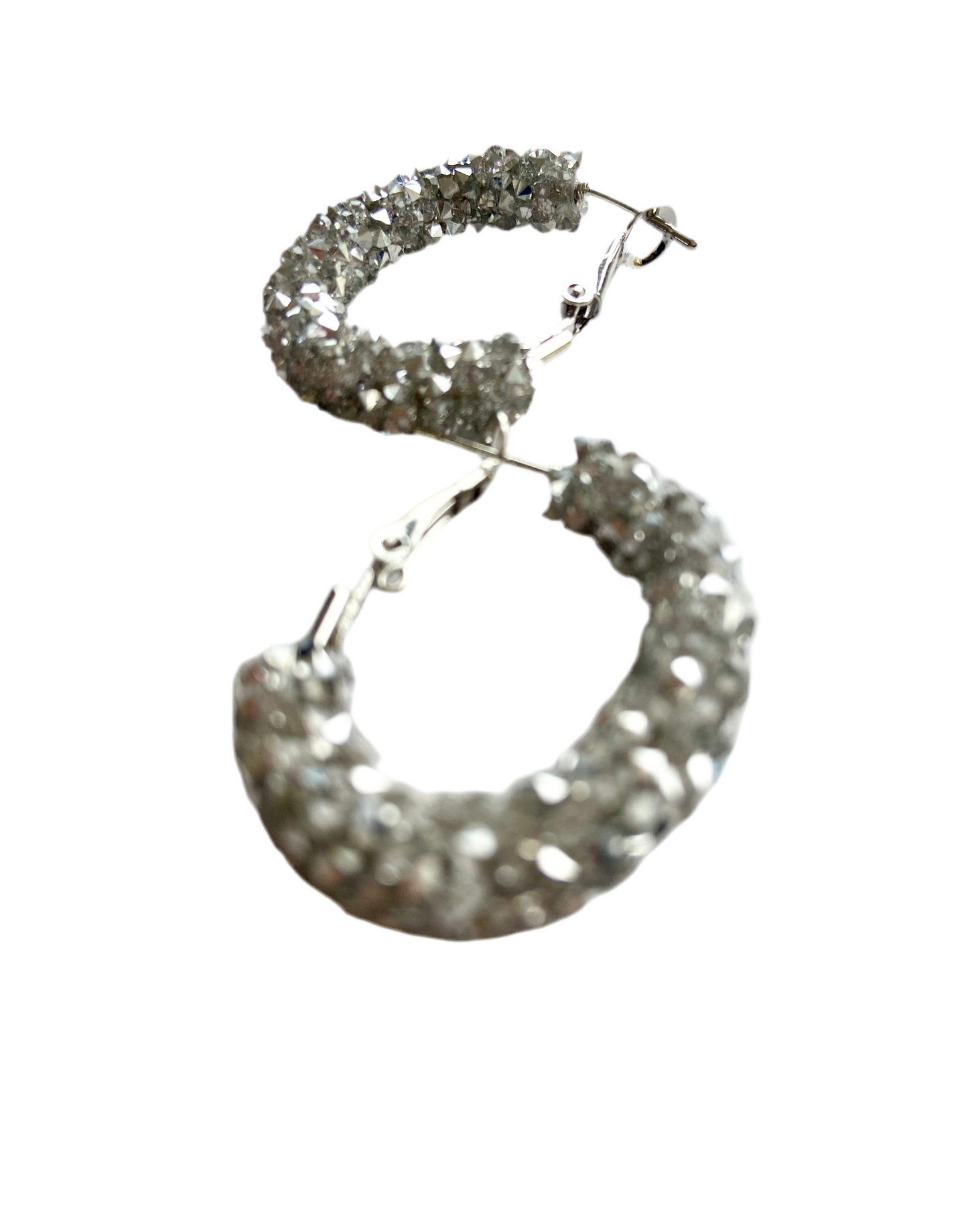 Nina silver hoops