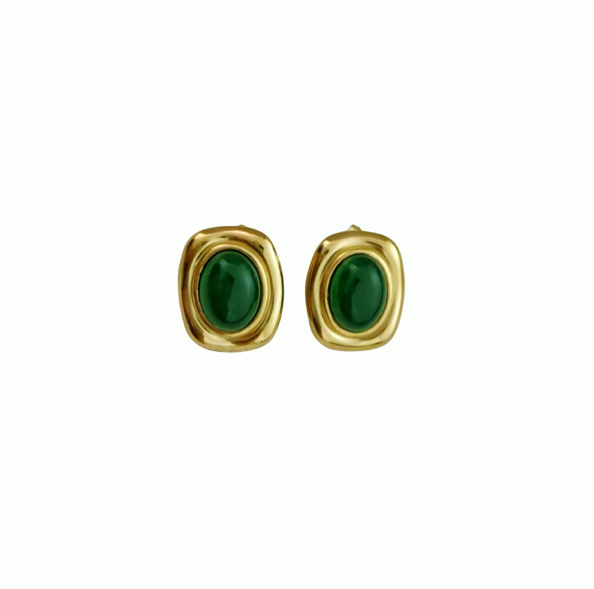 Vintage green earrings