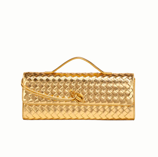 Golden buckle bag