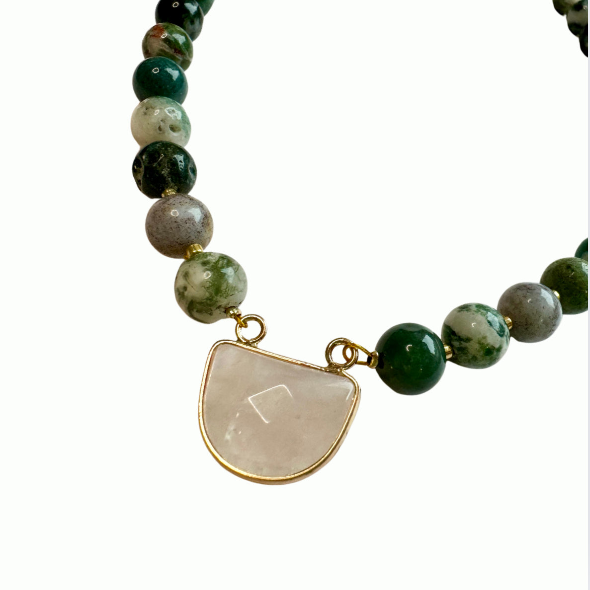 Psuche necklace / green fever