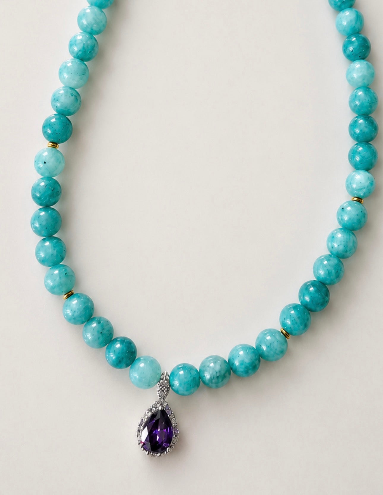 Azure necklace
