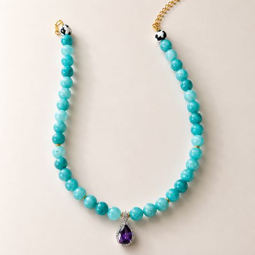 Azure necklace