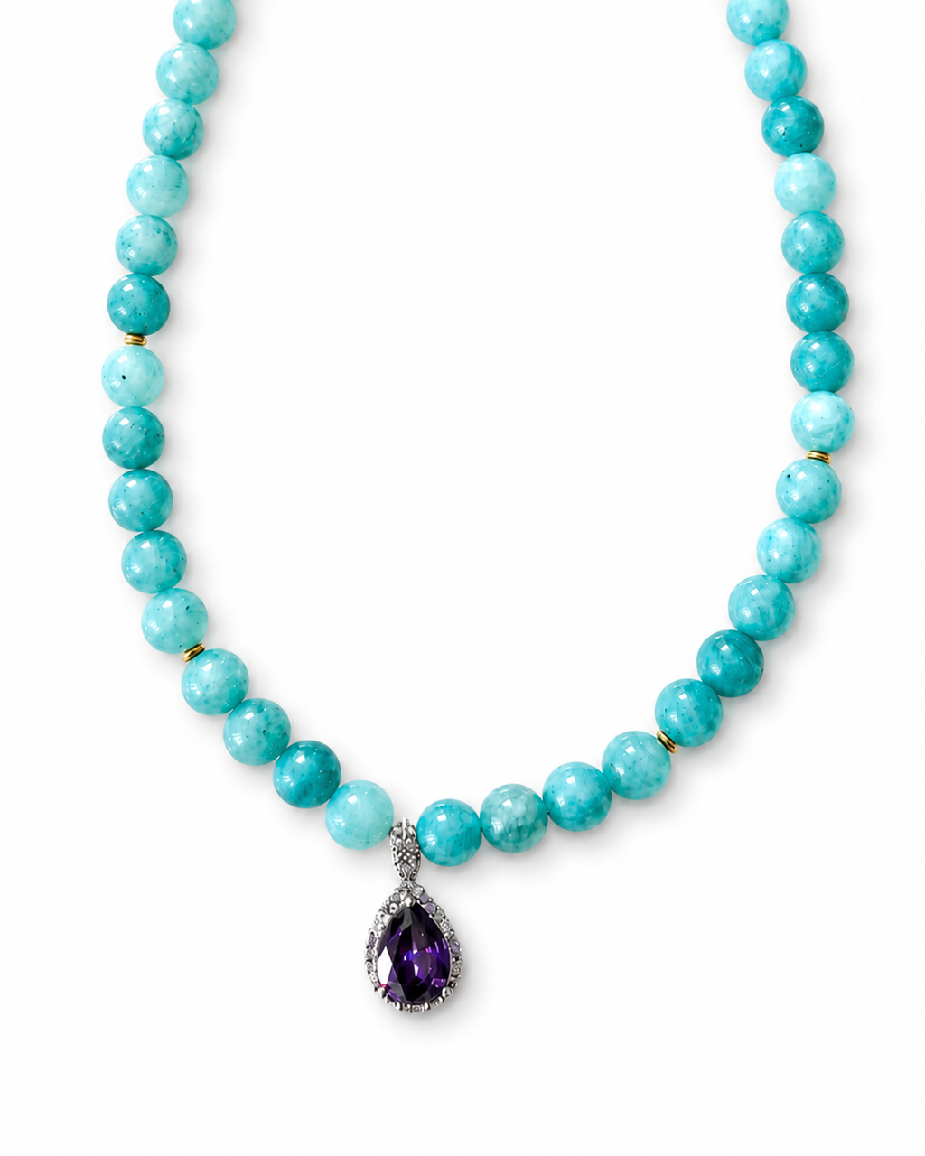 Azure necklace