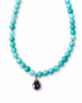 Azure necklace