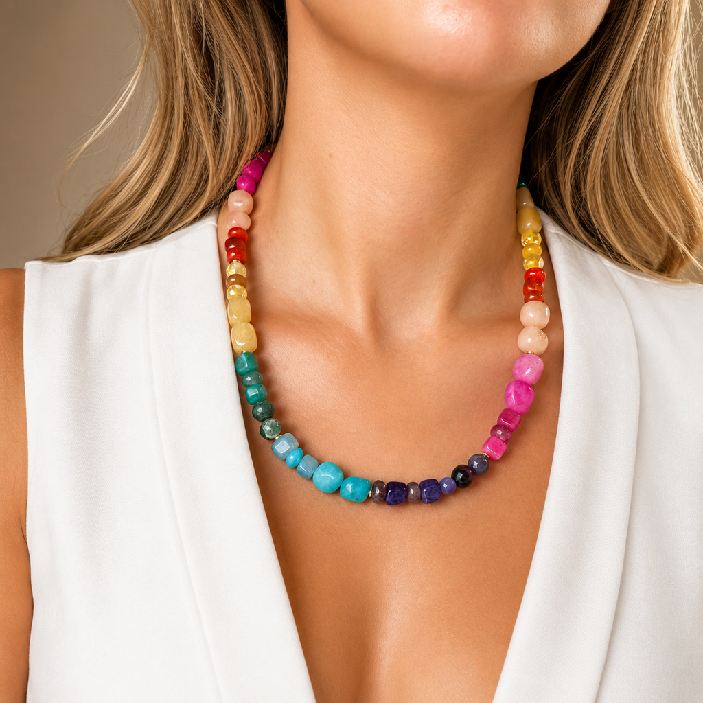 Rainbow necklace