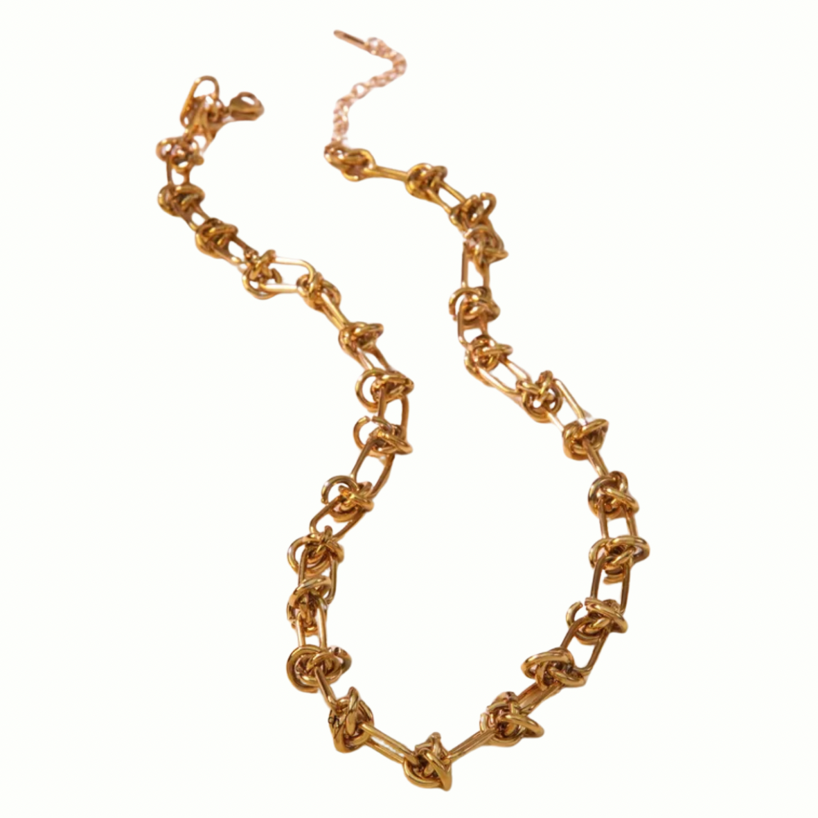 Golden knot chain