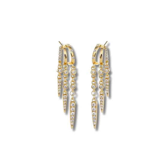 Loraine triple earrings