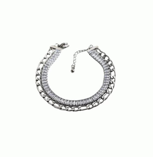 Chain & Baguette Bracelet